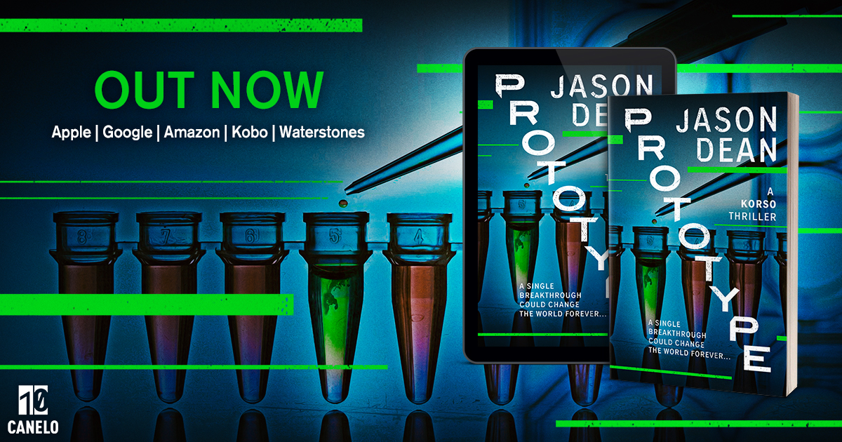 Prototype by Jason Dean: Out Now on Apple, Google, Amazon, Kobo, and Waterstones